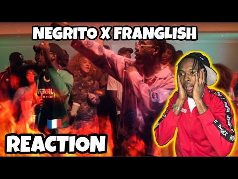 AMERICAN REACTS TO FRENCH RAP | Negrito - Jolie feat Franglish (Clip Officiel)