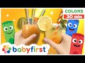 Toddler Learning Video COLOR CREW MAGIC Smoothie Lemonade DIY For Kids BabyFirst TV