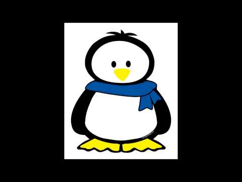 Imã de geladeira pinguim