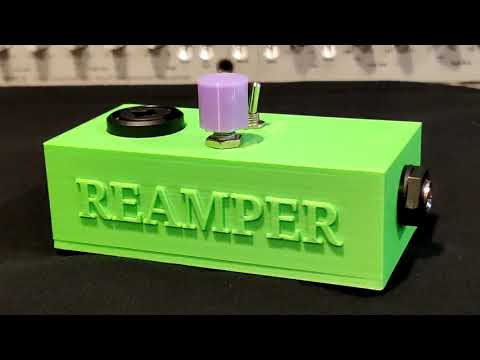 The Reamper Boutique Handmade Guitar Reamp Box
