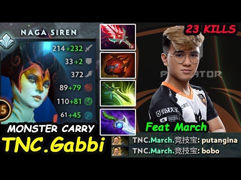 TNC Gabbi [Naga Siren] Monster Carry EpicGame Feat March Dota 2 7.22H pro Gameplay