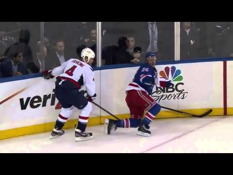 Callahan hit on Erskine Game 3 Capitals/Rangers 5/6/2013