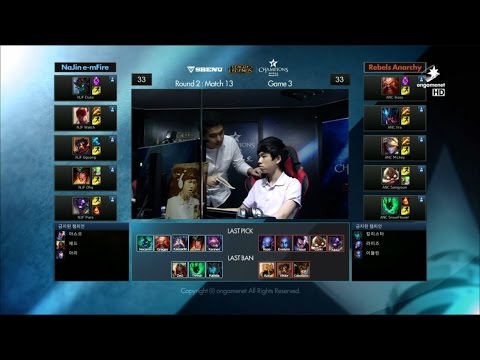 NJE vs ANC Game 3 Highlights - NAJIN E-MFIRE vs REBELS ANARCHY - Week 8 LCK Champions Korea Summer