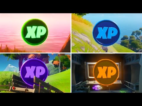 All XP Coins Location Guide - Fortnite Season 2 Week 1 & 2 (All Green, Blue, Purple & Gold XP Coins)