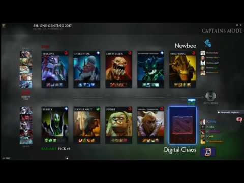 Grand Final Digital Chaos Vs Newbee -ESL one Genting 2017-
