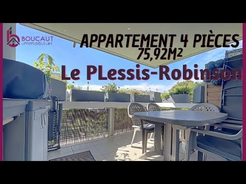 Achat Appartement T4 ,  Le Plessis-Robinson  - Moulin Fidel -  75,92m² avec Terrasse
