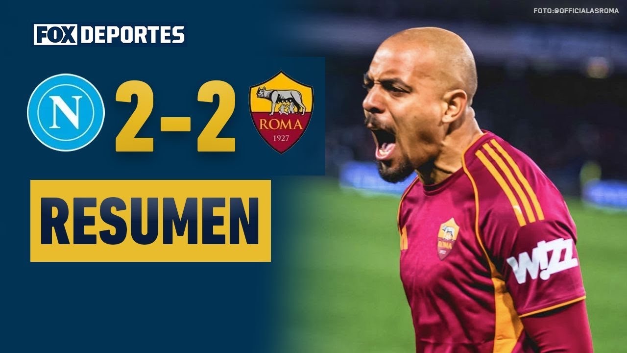 🔝🤩 SE DIERON CON TODO | Napoli 2-2 Roma | HIGHLIGHTS | Fecha 25 | Serie A 2026