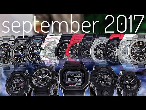 Casio G-Shock Japan SEPTEMBER 2017 new releases | thoughts & first impressions