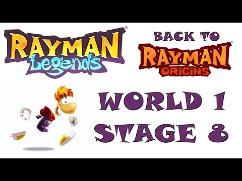 Rayman Legends Walkthrough - Back to Origins - Jibberish Jungle - Poor Little Daisy