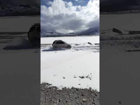 Jugando en la nieve