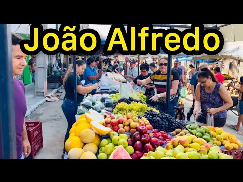 Melhor feira livre do Agreste João Alfredo PE