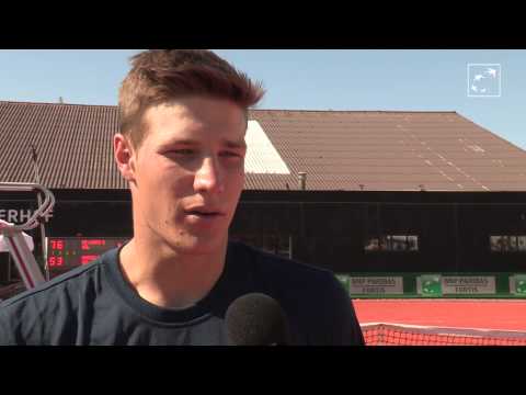 Joris De Loore op Rising Stars Tennis Tour 2014 te Damme