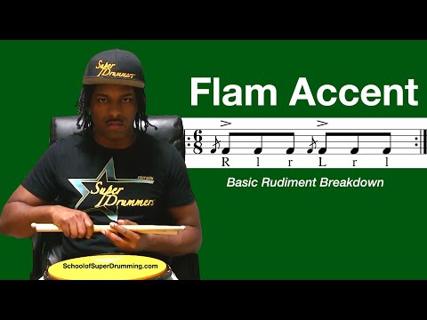 BASIC FOR DRUMMERS | Flam Accent Rudiment Breakdown
