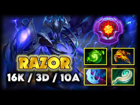 Static Storm : Razor Rules the Offlane With Forev ( Naga Siren )❤️