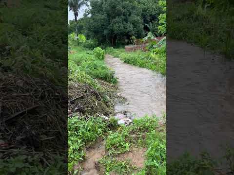 Enchente no rio#minharotinameuestilo #ceará #palmácia #chuva #seinscrevanocanal #viral