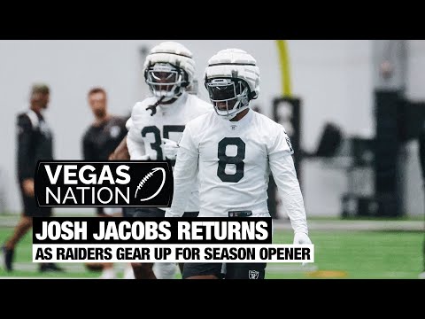 Josh Jacobs returns to Raiders practice