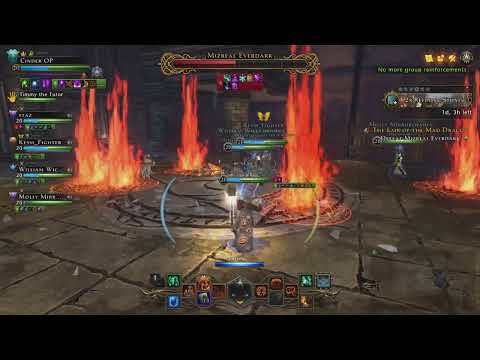 Neverwinter Lair of the Mad Dragon Master First Boss - OP Heal pov