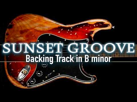 Sunset Groove Backing Track in B minor | SZBT 1104