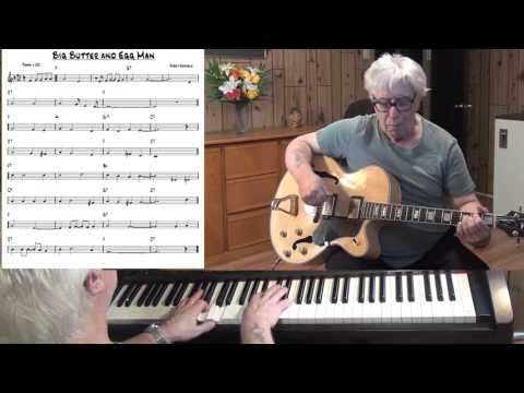 Big Butter and Egg Man - Jazz guitar & piano cover ( Percy Venable )