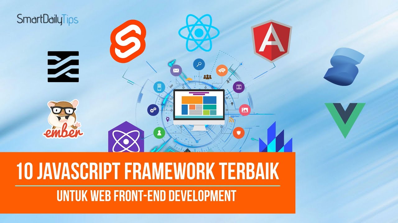 10 Javascript Framework Terbaik Untuk Web Front End Development | react, js, angular, vue dll