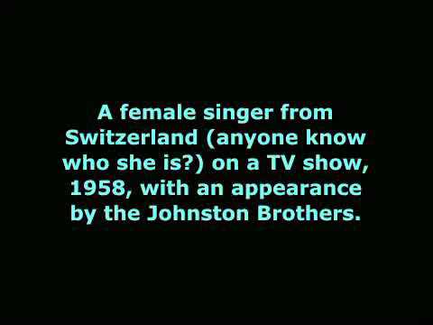 Lys Assia (Life Is A Song, 20th May 1958)