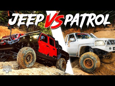 JEEP Gladiator vs. GU PATROL - Glasshouse Mountains
