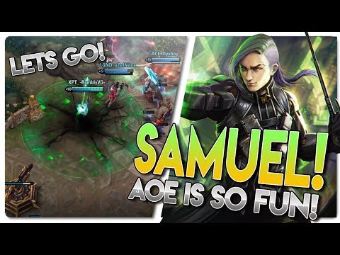 SAMUEL MID LANE AOE MENACE!! Vainglory 5v5 Gameplay - Samuel |CP| Mid Lane Gameplay