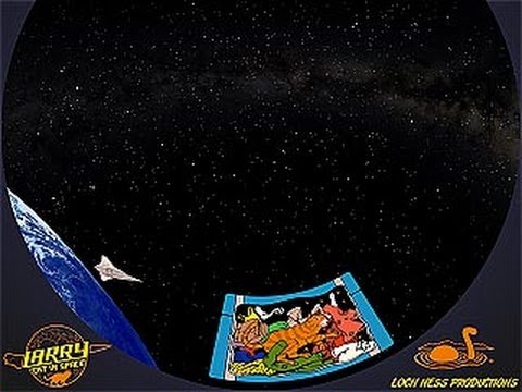 Larry Cat In Space trailer - fulldome (Portuguese)