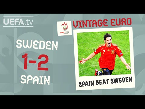 SWEDEN 1-2 SPAIN, EURO 2008 | VINTAGE EURO