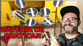 Bateria para praticar - Faa voc mesmo gastando pouco! Lista de material