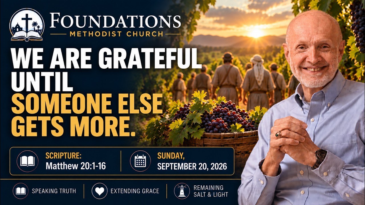 We Are Grateful for Grace Until Someone Else Gets More  |  Matthew 20:1-16  |  September 20, 2026