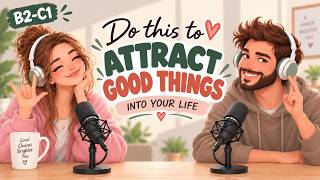 English Podcast For Learning English Conversation Practice | Attract Good Things into Your Life