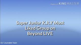 Download lagu Super Junior K.R.Y & Yesung Most Liked on Beyond LIVE mp3