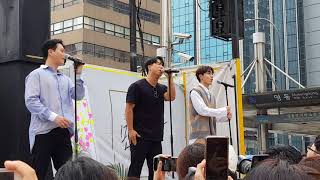 [180906-명동 SG워너비 (SG WANNABE)]  게릴라 콘서트 "만나자" 신곡 열창