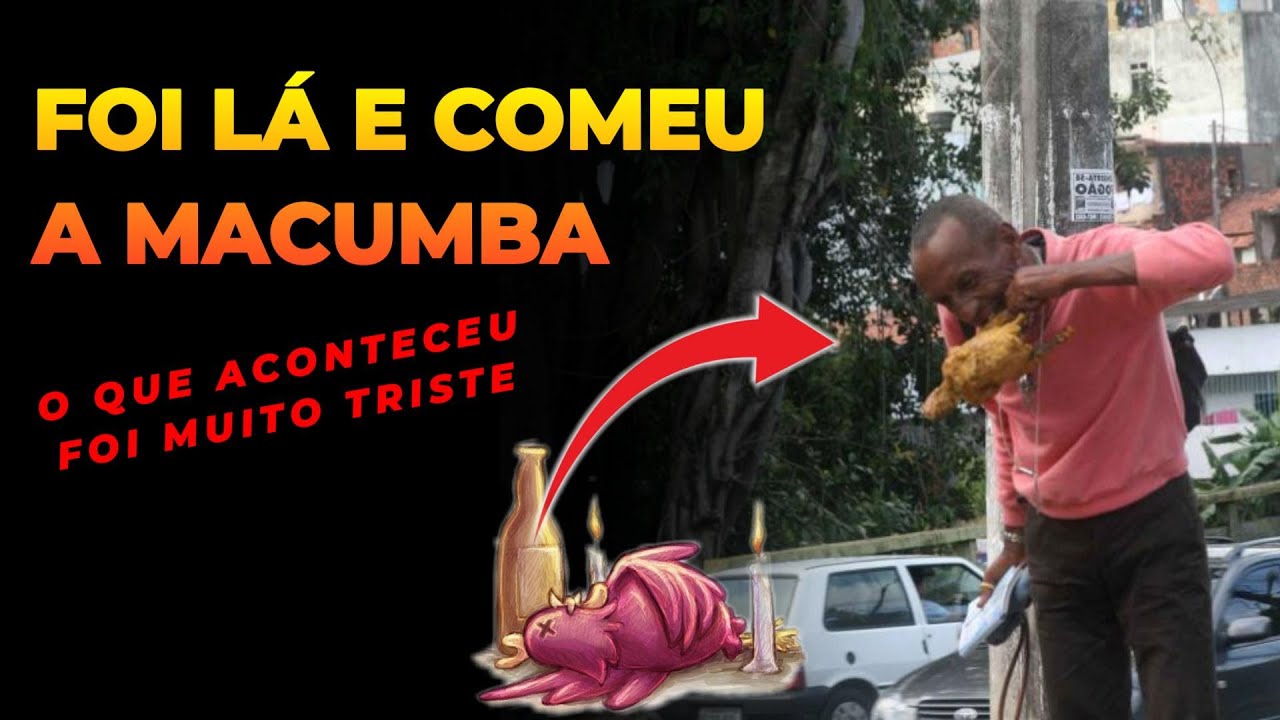 😱Comeu a Macumba 👉foi triste o que aconteceu depois
