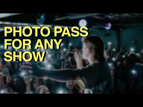 How to get a PHOTO PASS for any concert! Tips NO ONE will tell you! (Concert Photography)