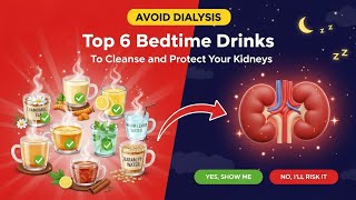 Avoid Dialysis: 6 Nighttime Drinks to Detox & Shield Your Kidneys