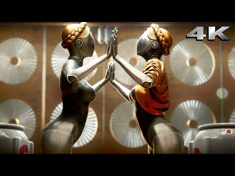 All Ballerina Twins / Robot Twins Scenes - Atomic Heart 4K 60FPS (2023)