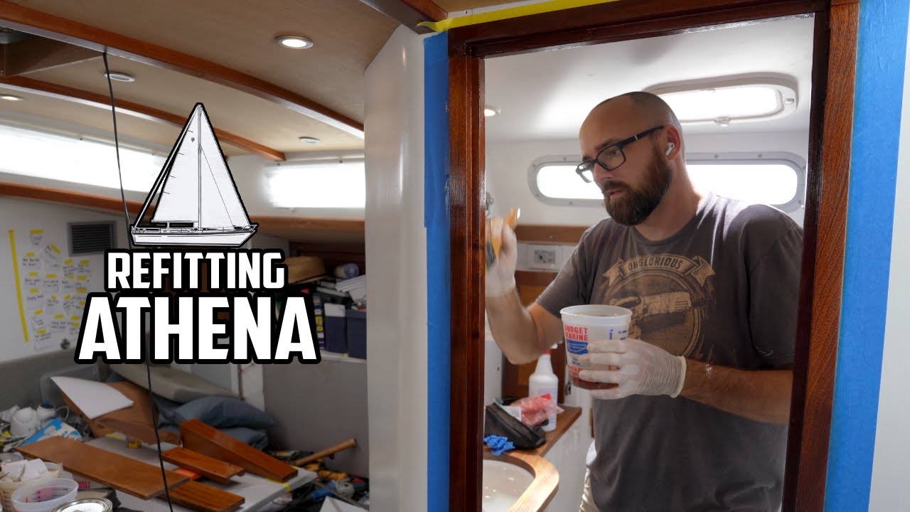 Sail Life -  Oh glorious varnish-palooza & freezer lid