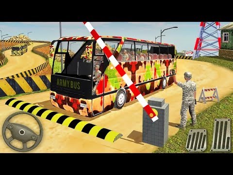 US Army Bus Driver 2019: Soldier Transport Games - Best Android GamePlay