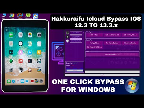 Hakkuraifu icloud bypass ios 13.3.1| Icloud bypass ios 12.3 to 13.2.3|Bypass 12.4.5|App Store Fixed