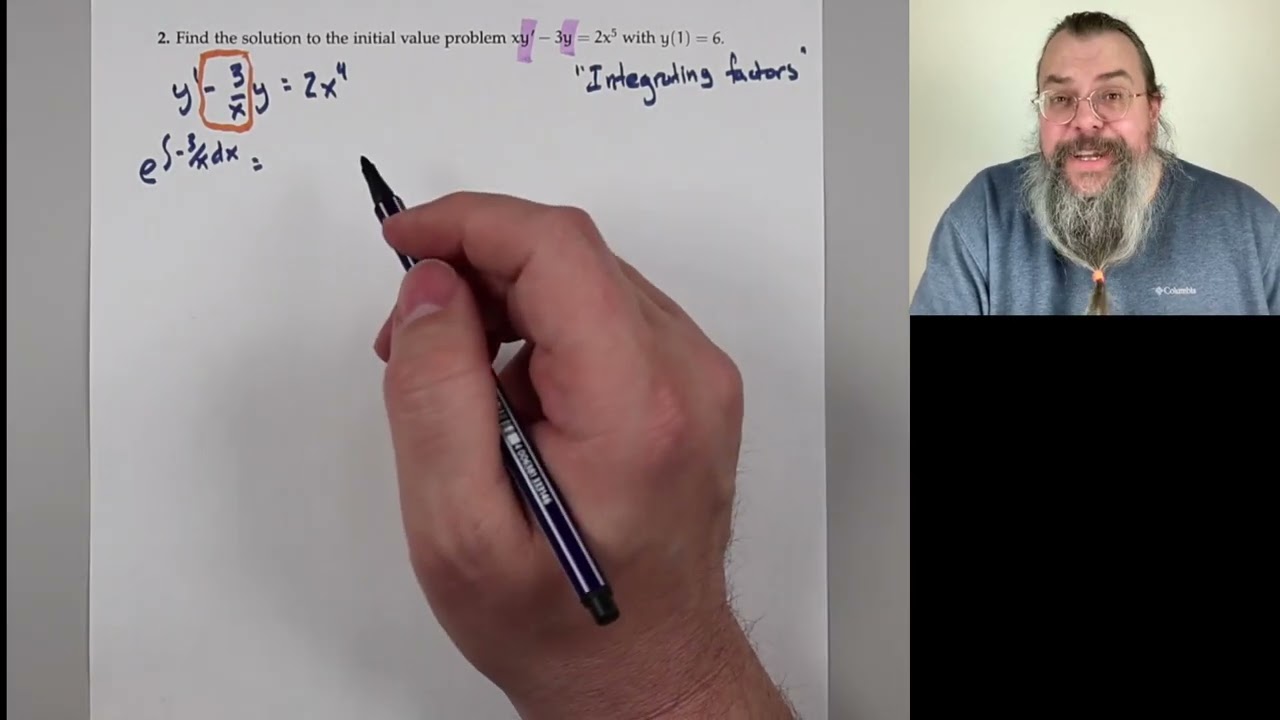 Differential Equations, Exam 1 walkthrough (Spring 2023)