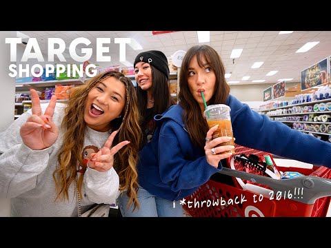 Target Shopping Like It's 2016 w/ Mia and Remi!!
