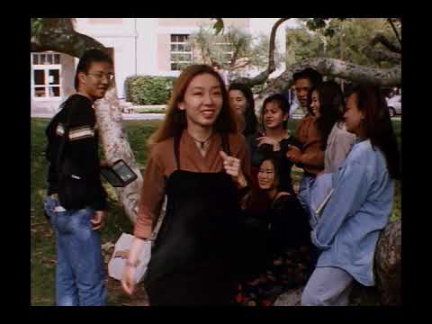 Trailer frame of protest line and police lights setting up the climactic campus confrontation