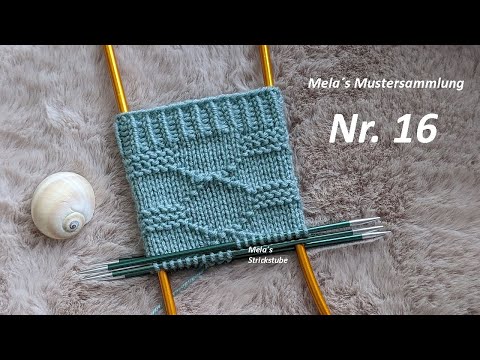 Sockenmuster Nr. 16 - Muster in Runden stricken / rechts/links Muster /  knitting sock pattern