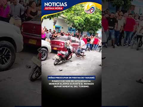 Riñas preocupan en fiestas de Yaguará