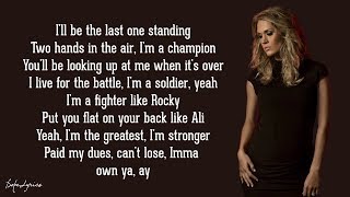The Champion - Carrie Underwood ft. Ludacris (Lyrics) 🎵