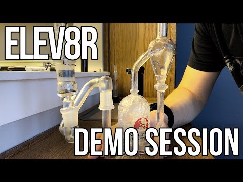 ELEV8R Glass Vaporizer Demo Session | 100% Convection Heating | GWNVC's Vaporizer Reviews