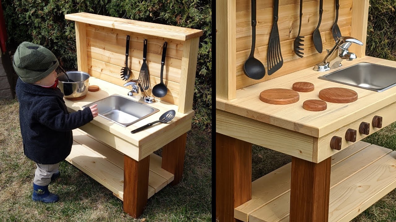 Mud Kitchen - Children's Toy [Scrap Wood Project]