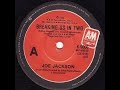 Joe Jackson Breaking Us In Two Lyrics
